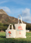 Palm Tree Mini Hawaiian Tote Bag